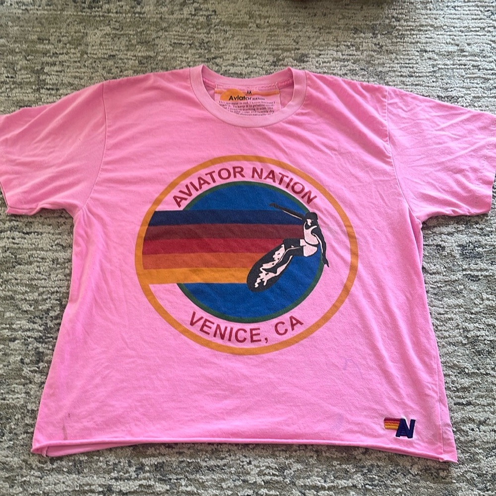 Aviator Nation Signature Boyfriend Tee